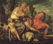 VERONESE (Paolo Caliari) Venus and Adonis Spain oil painting artist